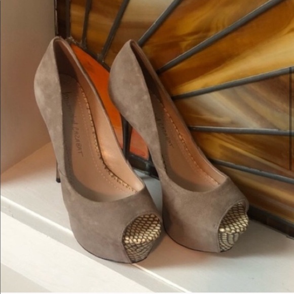 🆕 Jean Michel Cazabat suede platform heels - Picture 4 of 9